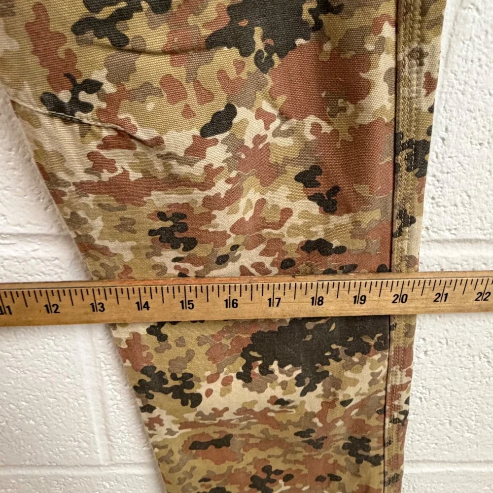 10.Deep Mens Flecktarn Camo Cargo Pants 32 Streetwear Tactical Cotton Canvas